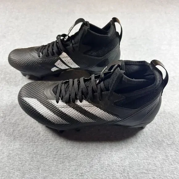 Adizero Impact Football Cleats and Gloves White/Black US Mens 8/Women's 9